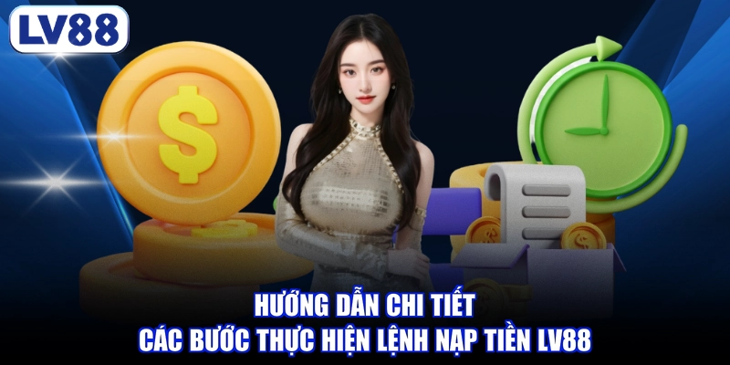 Hướng dẫn chi tiết các bước thực hiện lệnh nạp tiền LV88