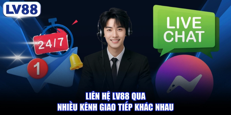 Liên hệ LV88 qua nhiều kênh giao tiếp khác nhau