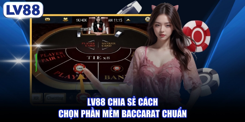 LV88 chia sẻ cách chọn phần mềm baccarat chuẩn