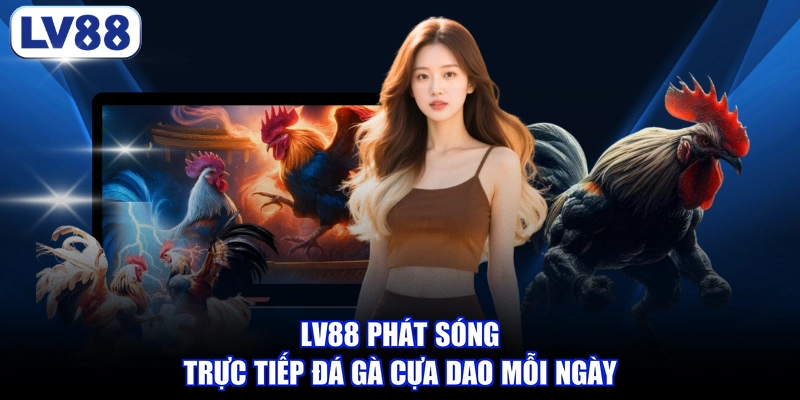 LV88 phát sóng trực tiếp đá gà cựa dao mỗi ngày