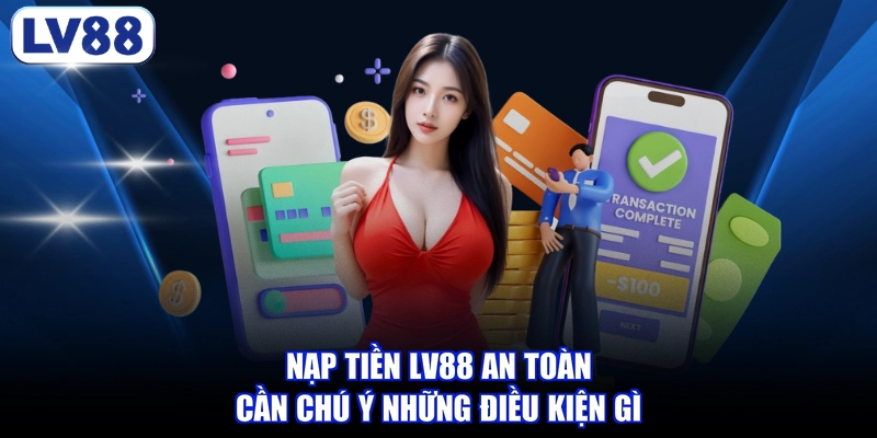 Nạp tiền LV88 an toàn cần chú ý những điều kiện gì